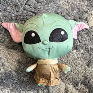 Baby Yoda Green and Brown Plush Toy